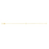 14K Yellow Gold Mini Initial I Bracelet, view 2