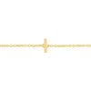 14K Yellow Gold Mini Initial I Bracelet, view 3
