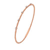 Classic 14K Rose Gold Beaded Bracelet, view 2