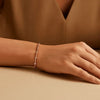 Classic 14K Rose Gold Beaded Bracelet, view 4