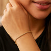 Lite Rope Chain Bracelet in 10k Yellow Gold (2.50 mm), view 3