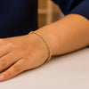 Lite Rope Chain Bracelet in 10k Yellow Gold (2.50 mm), view 4