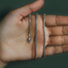 14k White Gold Solid Round Box Chain (2.5 mm)