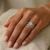 Diamond Designs White 14 Karat Gold .25ct Wedding Band Size 6*
