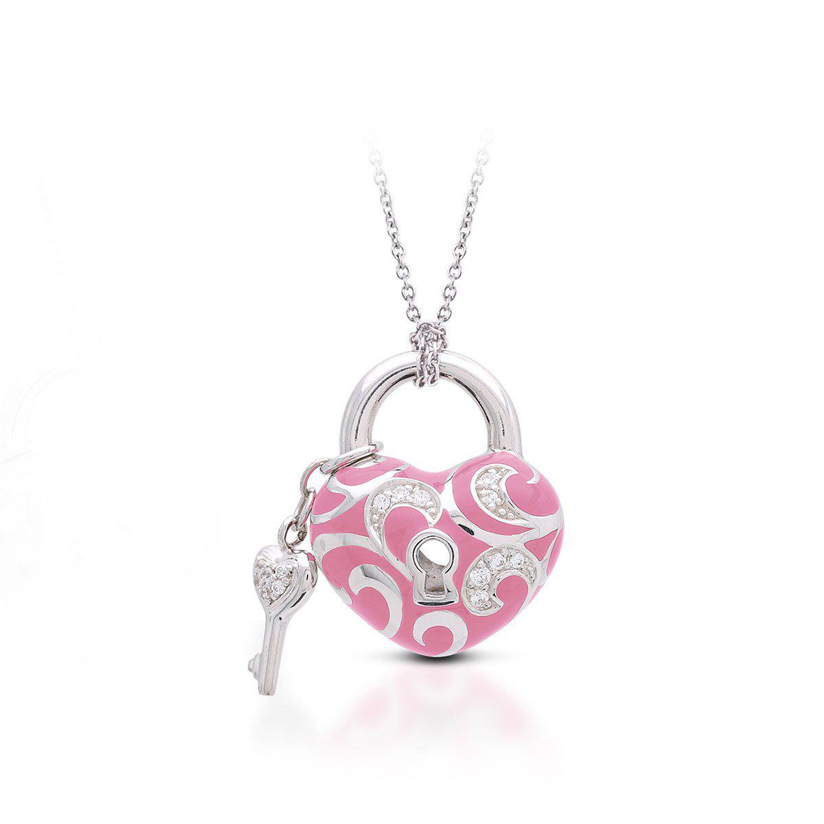 Key To My Heart Petite Pendant with Chain, view 2