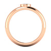 Lab Diamond Oval Cut Ring 1/2 Ctw. in Gold
