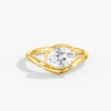 Lab Diamond Oval Pinky Ring 1 Ct. in Gold