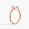 Lab Diamond Oval Pinky Ring 1 Ct. in Gold