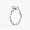 Lab Diamond Oval Pinky Ring 1 Ct. in Gold