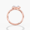 Lab Diamond Oval Pinky Ring 1 Ct. in Gold