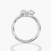 Lab Diamond Oval Pinky Ring 1 Ct. in Gold