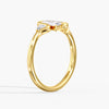 Lab Diamond Tapered Baguette Ring 4/5 Ctw. in Gold