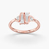 Lab Diamond Tapered Baguette Ring 4/5 Ctw. in Gold