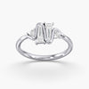 Lab Diamond Tapered Baguette Ring 4/5 Ctw. in Gold