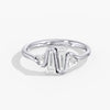 Lab Diamond Tapered Baguette Ring 4/5 Ctw. in Gold
