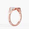 Lab Diamond Bezel Baguette Ring 2 Ctw. in Gold