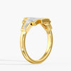 Lab Diamond Bezel Baguette Ring 2 Ctw. in Gold