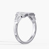 Lab Diamond Bezel Baguette Ring 2 Ctw. in Gold