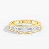Lab Diamond Tapered Baguette Ring 2 Ctw. in Gold
