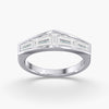 Lab Diamond Tapered Baguette Ring 2 Ctw. in Gold