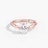 Lab Diamond Oval Pinky Ring 1 Ct. in Gold