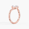 Lab Diamond Oval Pinky Ring 1 Ct. in Gold