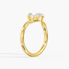 Lab Diamond Oval Pinky Ring 1 Ct. in Gold