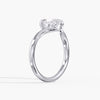 Lab Diamond Oval Pinky Ring 1 Ct. in Gold