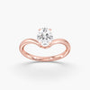 Lab Diamond Oval Pinky Ring 1 Ct. in Gold