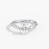 Lab Diamond Oval Pinky Ring 1 Ct. in Gold