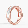Lab Diamond Emerald Cut Band 3 1/2 Ctw. in Gold