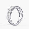 Lab Diamond Emerald Cut Band 3 1/2 Ctw. in Gold