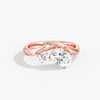 Lab Diamond Oval Pinky Ring 1 Ctw. in Gold