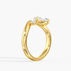 Lab Diamond Oval Pinky Ring 1 Ctw. in Gold
