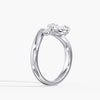 Lab Diamond Oval Pinky Ring 1 Ctw. in Gold