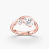 Lab Diamond Oval Pinky Ring 1 Ctw. in Gold