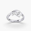 Lab Diamond Oval Pinky Ring 1 Ctw. in Gold