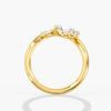 Lab Diamond Oval Pinky Ring 1 Ctw. in Gold