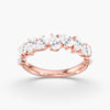 Lab Diamond Pear Scatter Ring 2 Ctw. in Gold