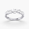 Lab Diamond Pear Scatter Ring 2 Ctw. in Gold
