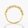 Lab Diamond Pear Scatter Ring 2 Ctw. in Gold