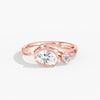Lab Diamond Oval Pinky Ring 3/4 Ctw. in Gold