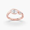 Lab Diamond Oval Pinky Ring 3/4 Ctw. in Gold
