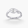 Lab Diamond Oval Pinky Ring 3/4 Ctw. in Gold