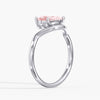 Fancy Vivid Pink Oval Ring 2 Ct. in Gold