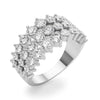 85092-2 3 Row Fashion Ring in Gold (0.37 cttw)