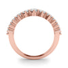 85092-2 3 Row Fashion Ring in Gold (0.37 cttw)