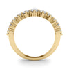 85092-2 3 Row Fashion Ring in Gold (0.37 cttw)