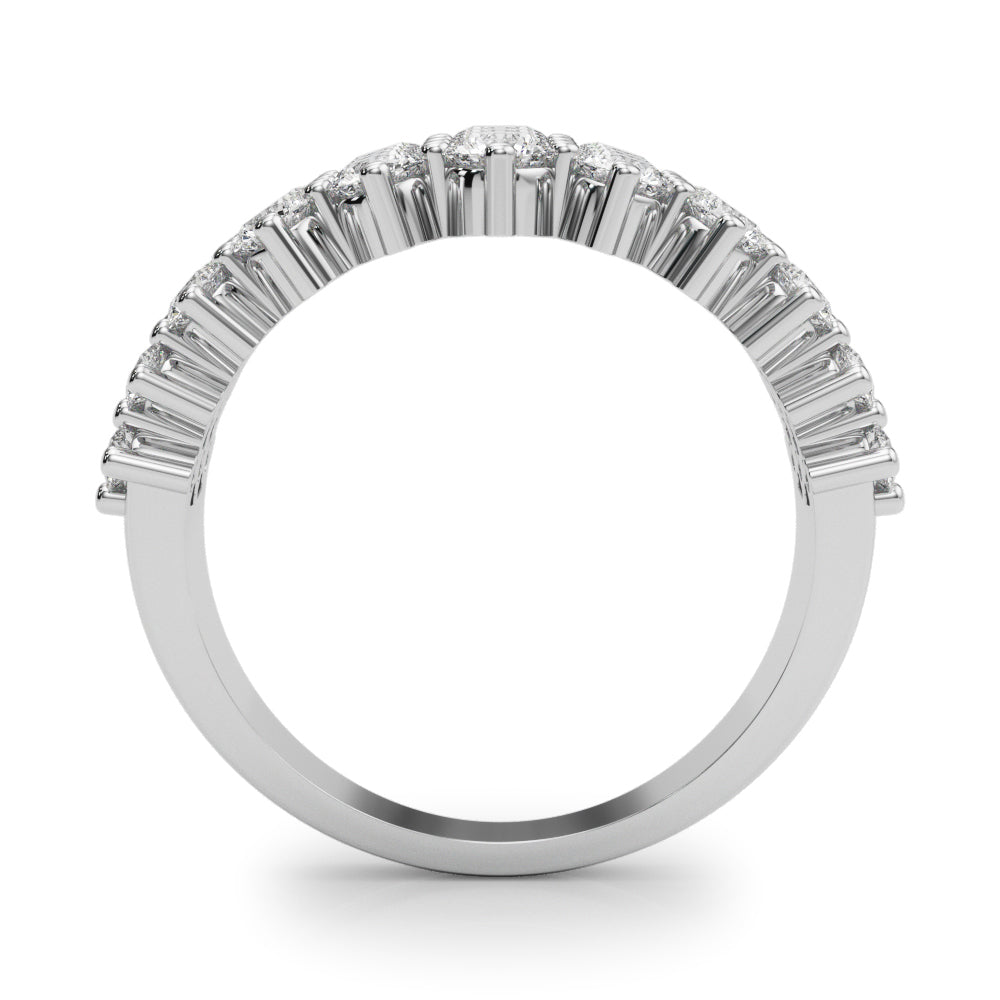 85092-2 3 Row Fashion Ring in Gold (0.37 cttw)