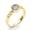 Bezel Set Fashion Ring in Gold